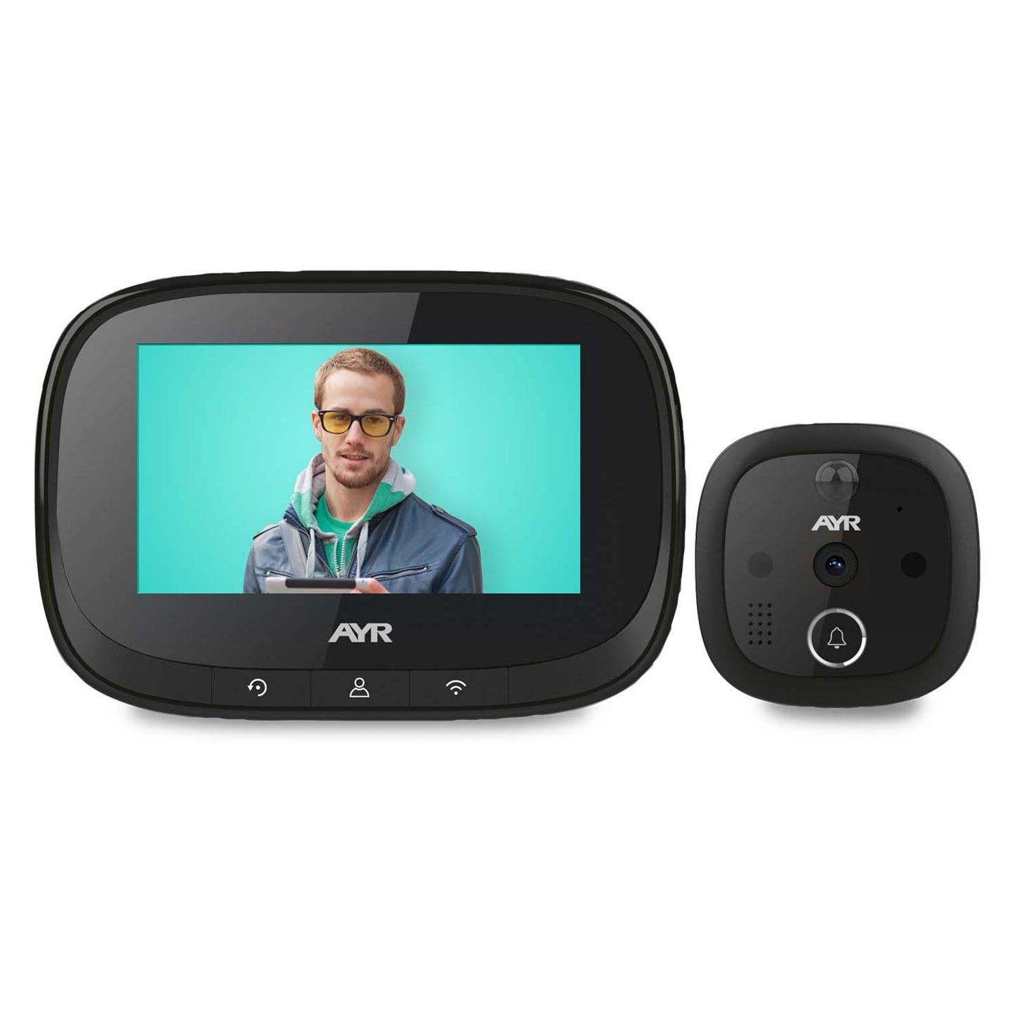 Mirilla digital inteligente con pantalla 4,3”, WiFi y visión nocturna