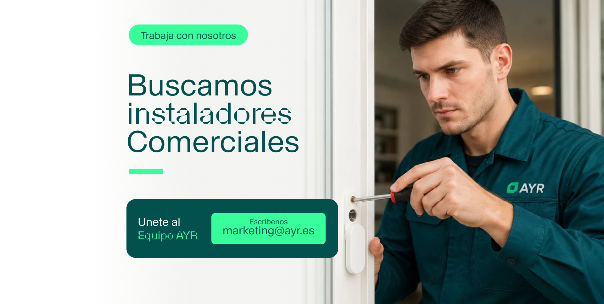 Cerchiamo installatori commerciali per AYR