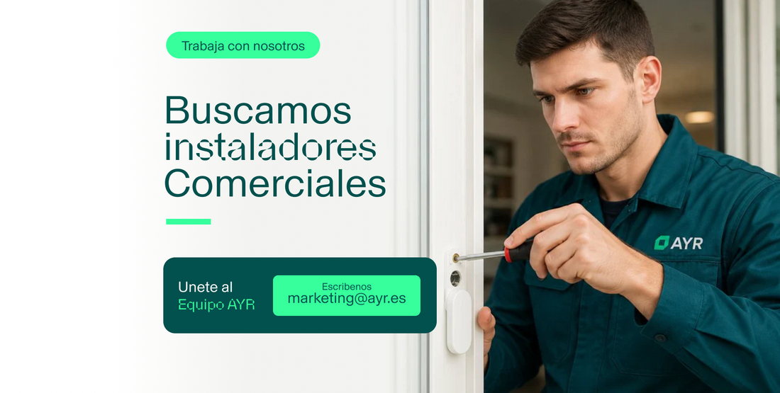 Oferta de empleo instalador comercial AYR cerraduras inteligentes