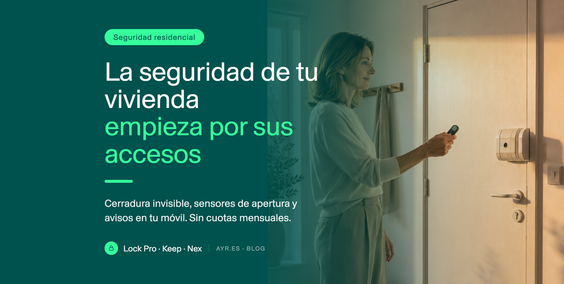 Seguridad inteligente en casa: sencilla, conectada y sin cuotas mensuales